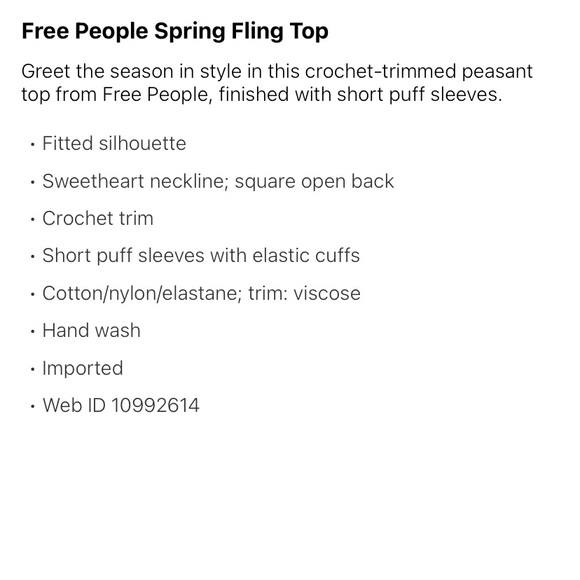 HOST PICK Free People Spring Fling Top - Picture 5 of 5